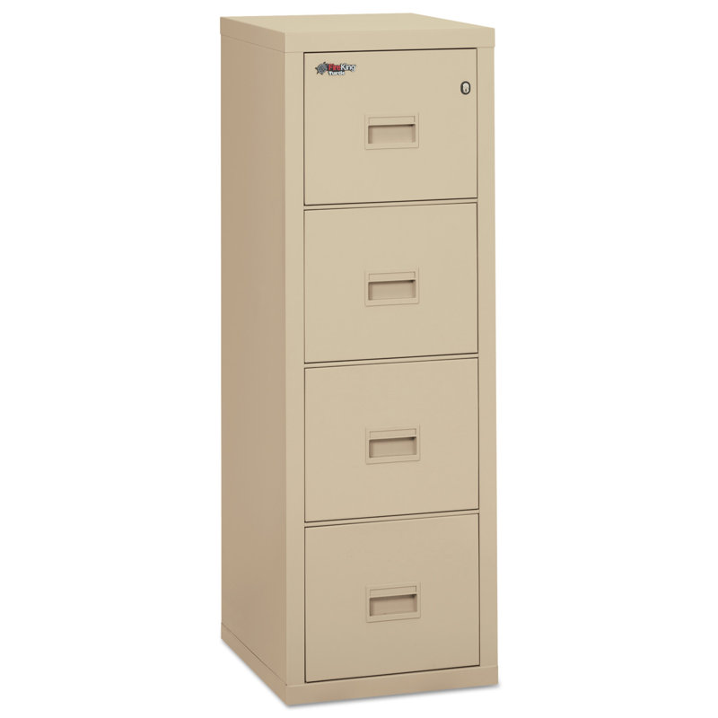 FireKing® Compact Turtle® Insulated Vertical File, 4Drawer Vertical